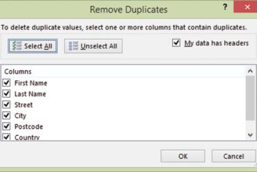 How to remove duplicates in Microsoft Excel