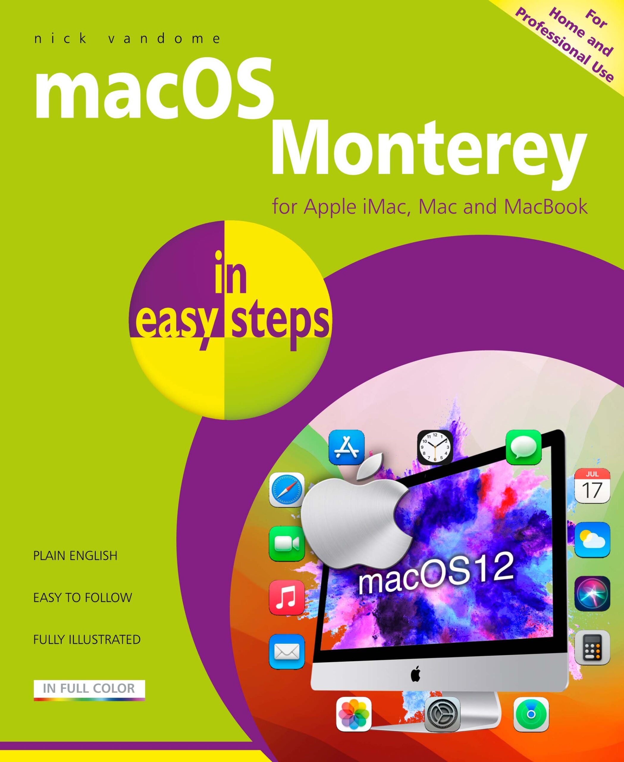 macOS Monterey in easy steps 9781840789461|macOS in easy steps - covers macOS version 12 9781840789461|macOS Monterey in easy steps 9781840789461||