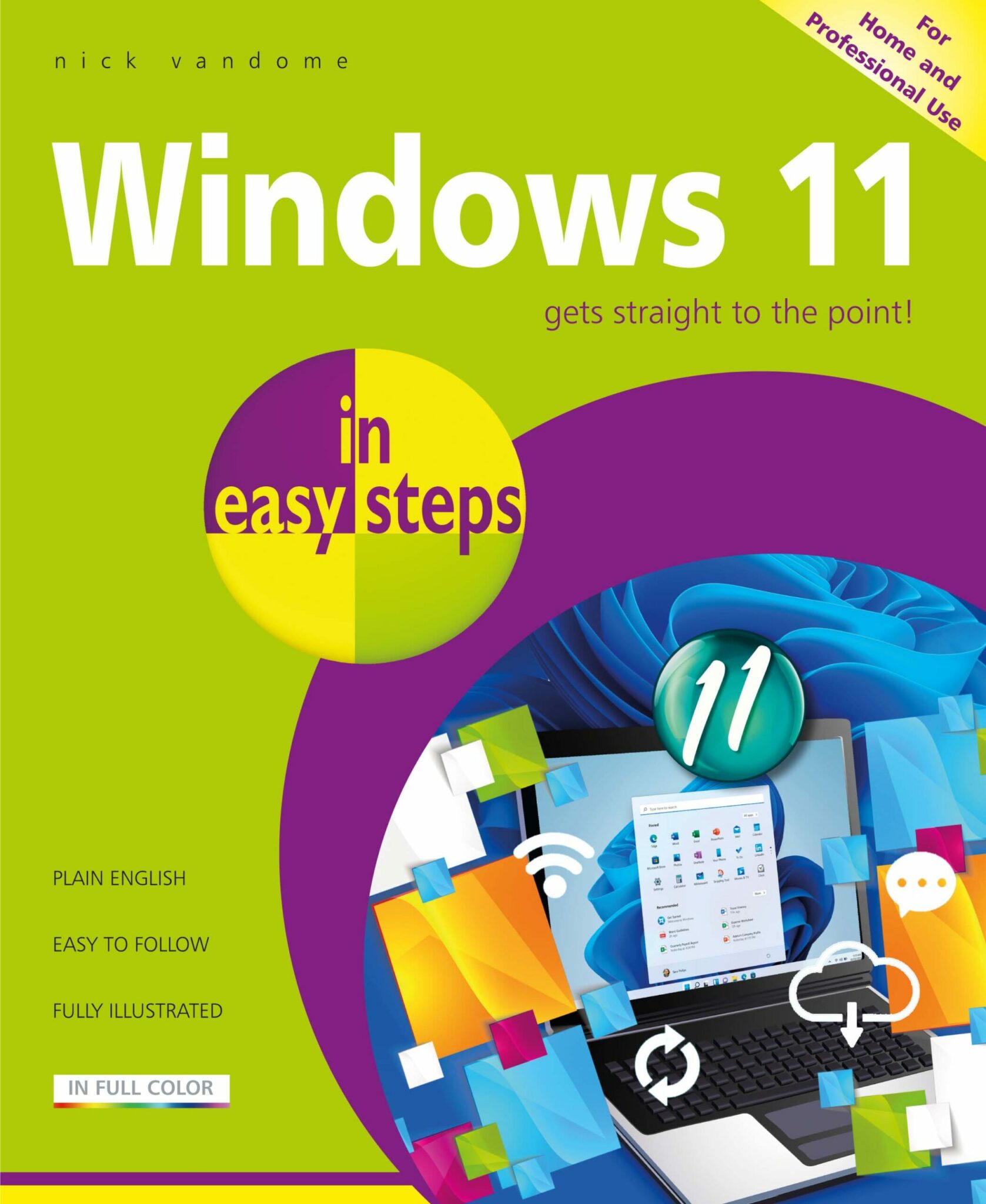 Windows 11 in easy steps 9781840789478 cover image|Windows 10 in easy steps