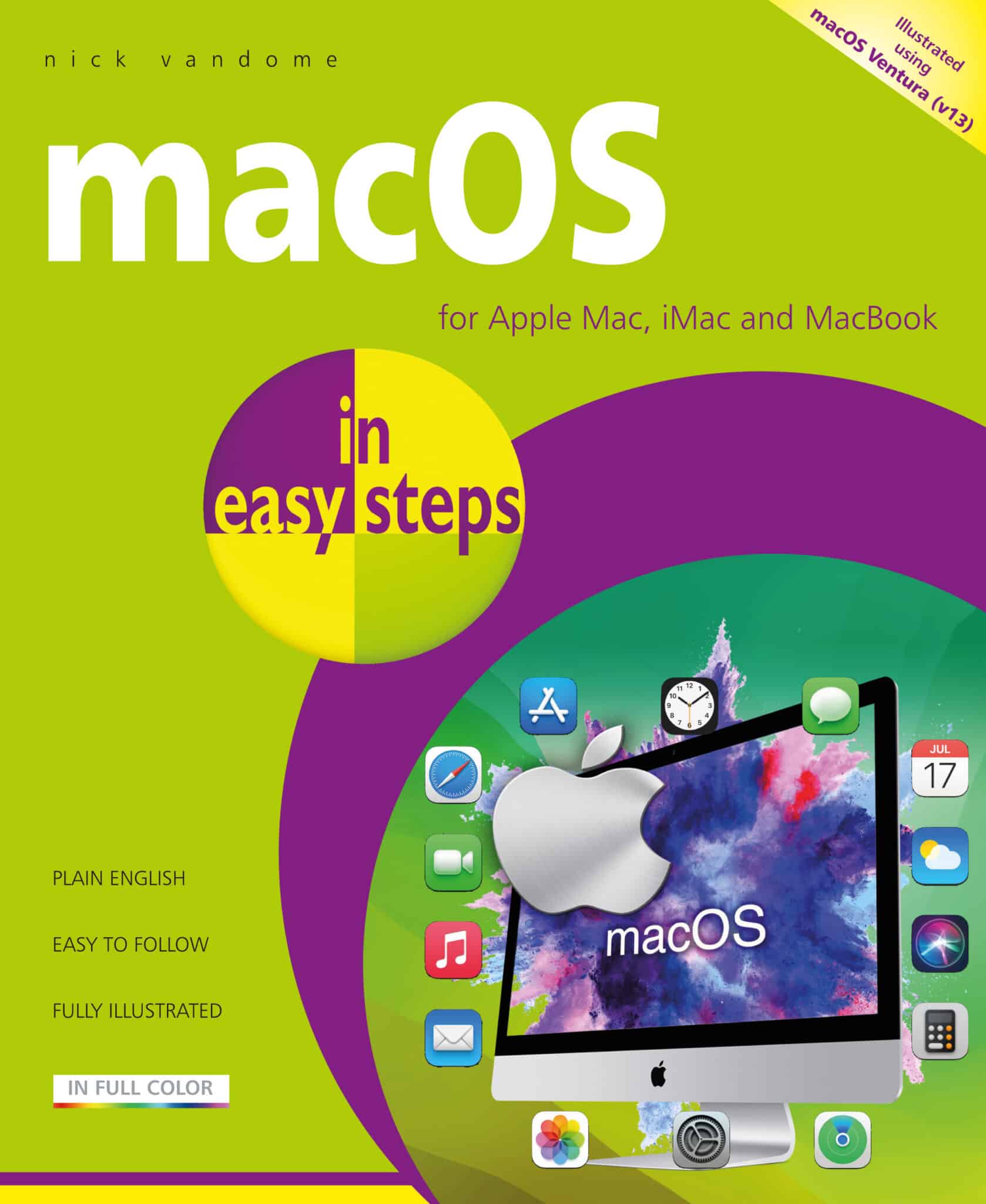 macOS in easy steps 9781840789836 front cover