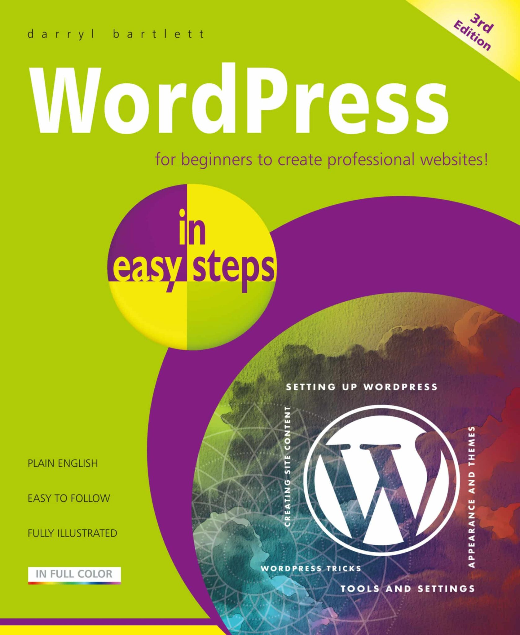 WordPress in easy steps, 3rd edition 9781840789843 front cover
