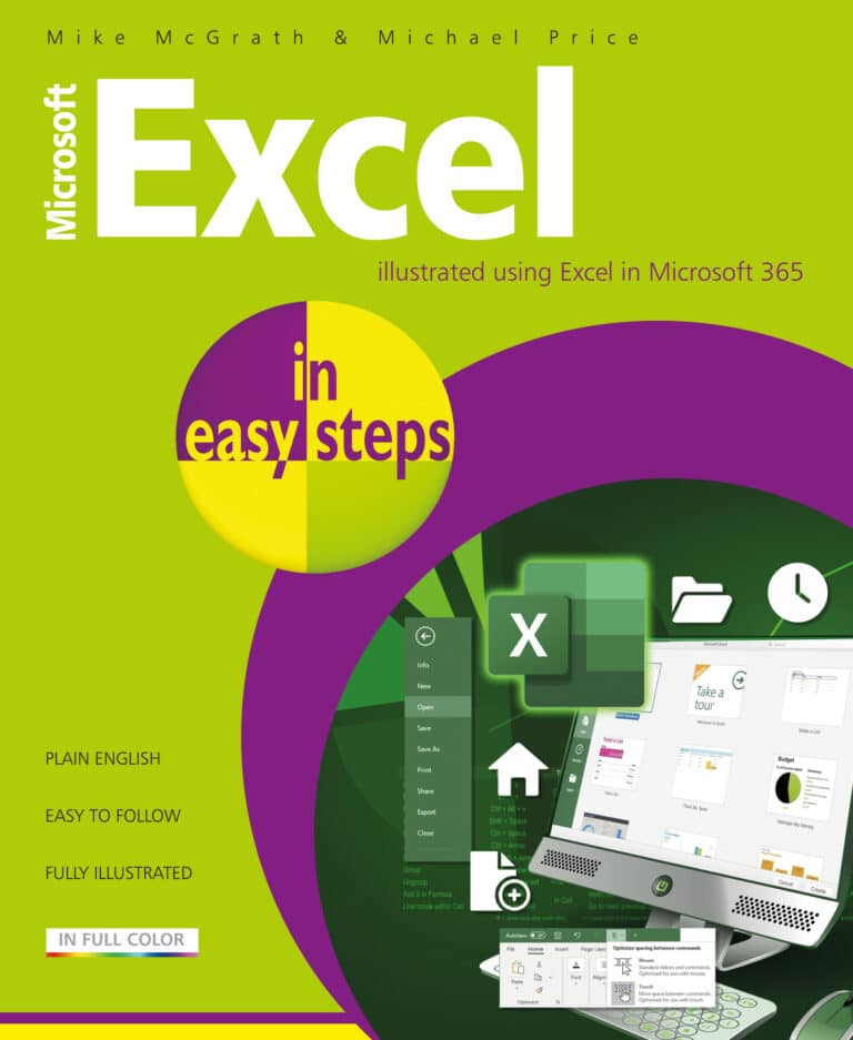 Microsoft Excel in easy steps 9781840789966 front cover