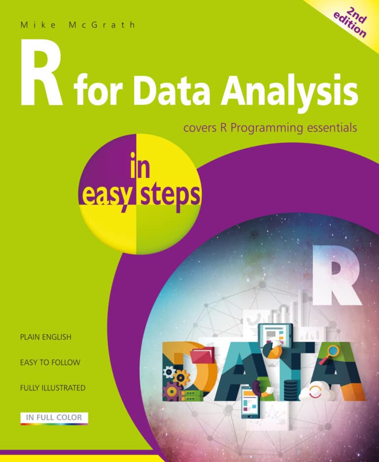 R for Data Analysis in easy steps, 2nd edition 9781840789980 front cover